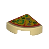 LEGO Pizza Punt BEIGE (10 stuks)