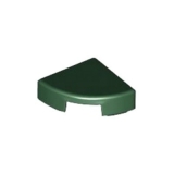 LEGO Tile 1x1 Quarter Round DARK GREEN (100 pcs)