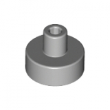 LEGO Tegel 1x1 Rond Staaf Pinhouder LICHTGRIJS (100 stuks)