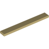 LEGO Tegel 1x8 BEIGE (100 stuks)