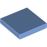 LEGO Tile 2x2 MEDIUM BLUE (100 pcs)