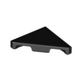 LEGO Tegel 2x2 Triangel ZWART (100 stuks)