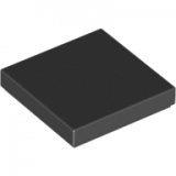 LEGO Tile 2x2 BLACK (100 pcs)