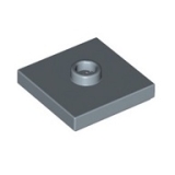 LEGO Plaat 2x2 met Nop ZANDBLAUW (100 stuks)