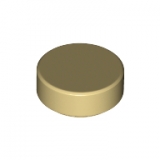 LEGO Tegel Rond 1x1 BEIGE (100 stuks)