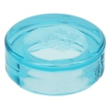 LEGO Tegel Rond 1x1 TRANSPARANT LICHTBLAUW (100 stuks)