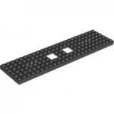 LEGO Trein Basisplaat 6x24 DONKERGRIJS