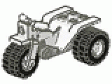 LEGO Trike WIT met Witte Wielen