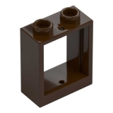 LEGO Frame 1x2x2 DARK BROWN (100 pcs)