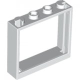LEGO Window Frame 1 x 4 x 3 WHITE (100 pcs)