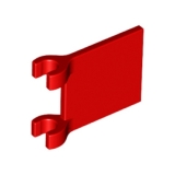 LEGO Flag 2x2 Square RED (100 pcs)