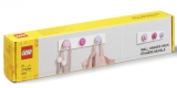 LEGO Wandkapstok LICHTROZE-ROZE-LILA