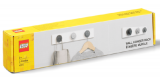 LEGO Wandkapstok ZWART-LICHTGRIJS-GRIJS