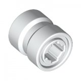 LEGO Wiel 8Dx9 WIT (100 stuks)