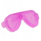 LEGO Zonnebril TRANSPARANT DONKERROZE (100 stuks)