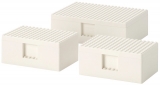 IKEA BYGGLEK LEGO Opbergbox (Set van 3)