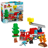 DUPLO 10473 Brandweertruck met Slang en Brandweerman