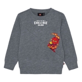 LEGO Sweatshirt Ninjago DONKERGRIJS (LWSAKU 609 - Maat 140)