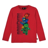 LEGO T-shirt Ninjago ROOD (LWTAFFY 603 - Maat 134)