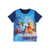 LEGO T-shirt Ninjago DONKERBLAUW (LWTANO 131 - Maat 110)