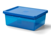 LEGO Opbergbox Sort&Store M TRANSPARANT BLAUW