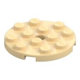 LEGO Plaat 4x4 Rond BEIGE (100 stuks) LEGO Plaat 4x4 Rond BEIGE (100 stuks)