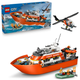 LEGO 60504 Coast Guard Rescue Boat and Helicopter