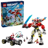 LEGO 71497 Coopers Tijgermecha en Zero's Hot Rod Auto
