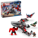 LEGO 76292 Captain America VS Rode Hulk Duel