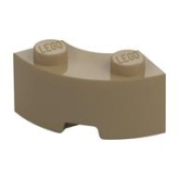 LEGO Steen 2x2 Rond Hoek DONKERBEIGE (100 stuks) LEGO Steen 2x2 Rond Hoek DONKERBEIGE (100 stuks)