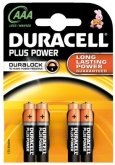 DURACELL Plus Power AAA MN2400 (4 stuks) DURACELL Plus Power AAA MN2400 (4 stuks)