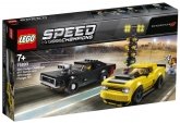 LEGO 75893 2018 Dodge Challenger SRT Demon en 1970 Dodge Charger