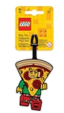 LEGO Bagage Label Man in Pizzapak LEGO Bagage Label Man in Pizzapak