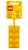 LEGO Bagage Label Steen 2x4 GEEL LEGO Bagage Label Steen 2x4 GEEL