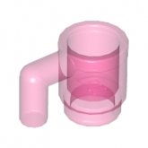 LEGO Beker TRANSPARANT ROZE  (10 stuks)