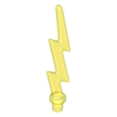 LEGO Lightning Bolt TRANSPARENT YELLOW (10 pcs)