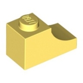 LEGO Boog 1x2 Inverted LICHTGEEL (100 stuks) LEGO Boog 1x2 Inverted LICHTGEEL (100 stuks)