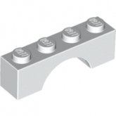 LEGO Boog 1x4 WIT (100 stuks)