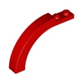 LEGO Slope Curved 1x6x3 RED LEGO Slope Curved 1x6x3 RED