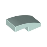 LEGO Boog 2x1 LICHTAQUA (100 stuks)