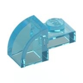 LEGO Slope Curved 2x1 with Stud TRANS-LIGHT BLUE (100 pcs) LEGO Slope Curved 2x1 with Stud TRANS-LIGHT BLUE (100 pcs)