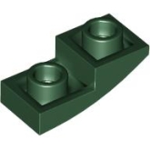 LEGO Boog 2x1 Inverted DONKERGROEN (100 stuks) LEGO Boog 2x1 Inverted DONKERGROEN (100 stuks)
