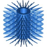 LEGO Borstel BLAUW (10 stuks) LEGO Borstel BLAUW (10 stuks)