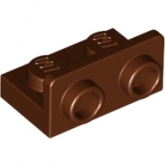 LEGO Bracket Inverted 1x2 - 1x2 BRUIN (100 stuks) LEGO Bracket Inverted 1x2 - 1x2 BRUIN (100 stuks)