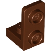 LEGO Bracket Inverted 1x1 - 1x2 BRUIN (100 stuks) LEGO Bracket Inverted 1x1 - 1x2 BRUIN (100 stuks)