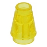 LEGO Cone 1x1 TRANSPARANT GEEL (100 stuks) LEGO Cone 1x1 TRANSPARANT GEEL (100 stuks)