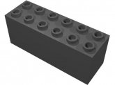 LEGO Contragewicht 2x6x2 ZWART