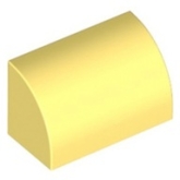 LEGO Dakpan 1x2 Gebogen LICHTGEEL (100 stuks) LEGO Dakpan 1x2 Gebogen LICHTGEEL (100 stuks)