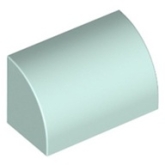 LEGO Dakpan 1x2 Gebogen LICHTAQUA (100 stuks) LEGO Dakpan 1x2 Gebogen LICHTAQUA (100 stuks)