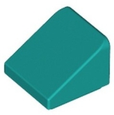 LEGO Dakpan 30 1x1 DONKERTURQUOISE (100 stuks) LEGO Dakpan 30 1x1 DONKERTURQUOISE (100 stuks)